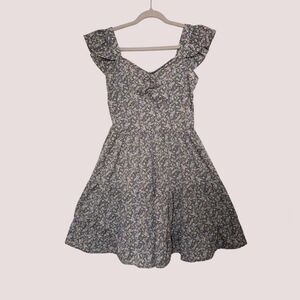 New With Tags -Spring Dress 🪻🌷; Floral A Line Mini Colorful  Size Medium